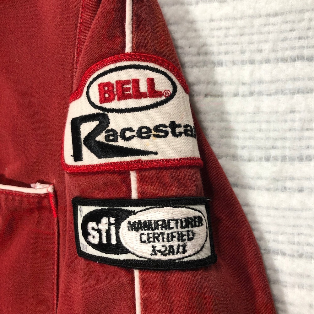 Bell Racestar Flame Resistant Cotton Jacket Red SFI Certified Racing - Picture 16 of 16